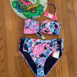 Lilly Pulitzer Two Piece Swimsuit Size 10